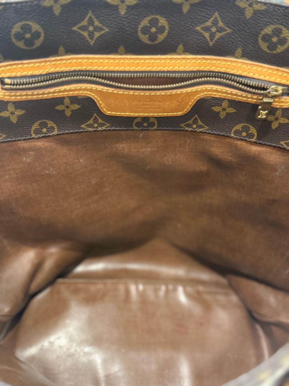 Louis Vuitton Monogram Sac Shopping Tote Bag VINTAGE - Picture 7 of 12